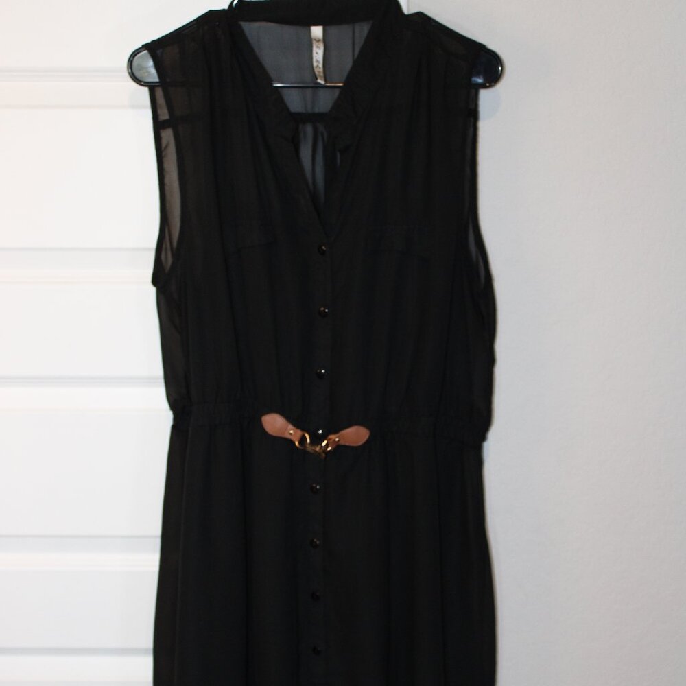 2 piece Black Dress